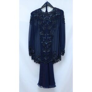 Puszta Evening Vintage Beaded Gown sequinned dress & top sparkly event cocktail